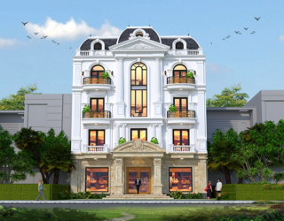 Mẫu dinh thự 3 tầng tân cổ điển 500m2 tại Quảng Ninh KT18128