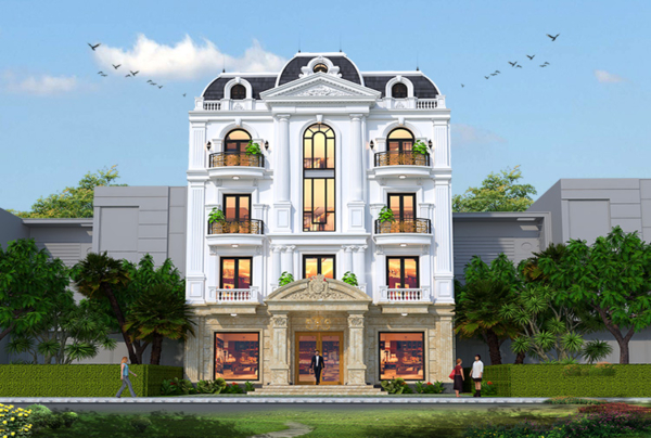Mẫu dinh thự 3 tầng tân cổ điển 500m2 tại Quảng Ninh KT18128