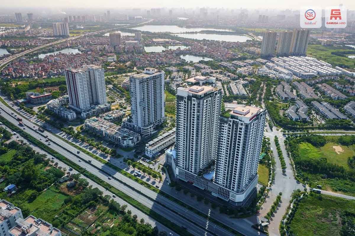 phối cảnh khu đô thị gamuda garden