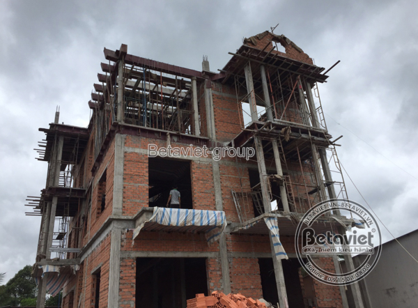 Thiết kế thi công phần thô nhà phố 3 tầng tân cổ điển tại Tây Ninh – TC19019