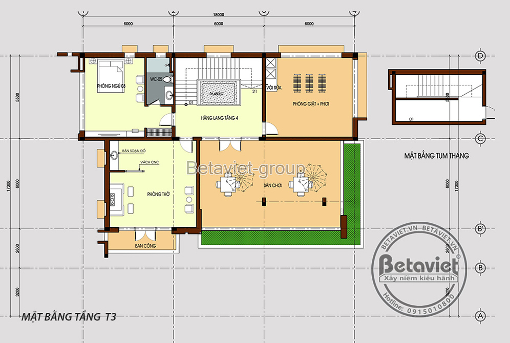Dinh thự sân vườn hiện đại 3 tầng 1000m2 tại Bắc Ninh KT20115