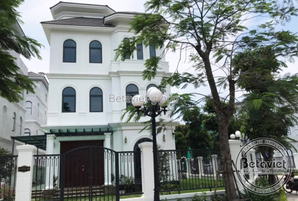 Thi công biệt thự 3 tầng hiện đại gỗ tại Vinhomes Green Villas – TC20109