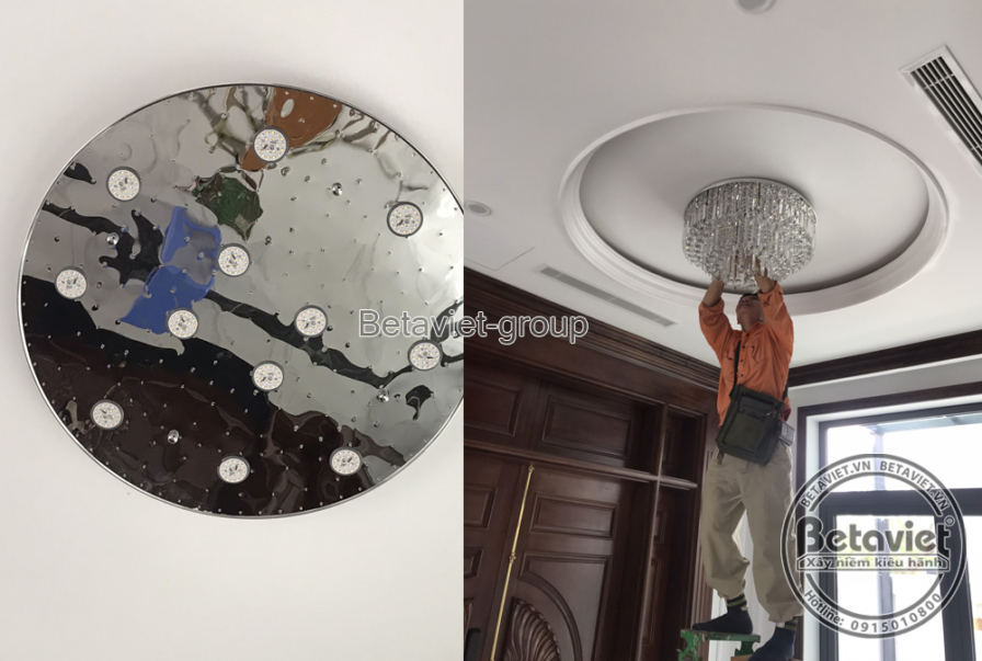 Thi công biệt thự 3 tầng hiện đại TC20109, giai đoạn lắp đặt hoàn thiện – chi tiết hoàn thiện