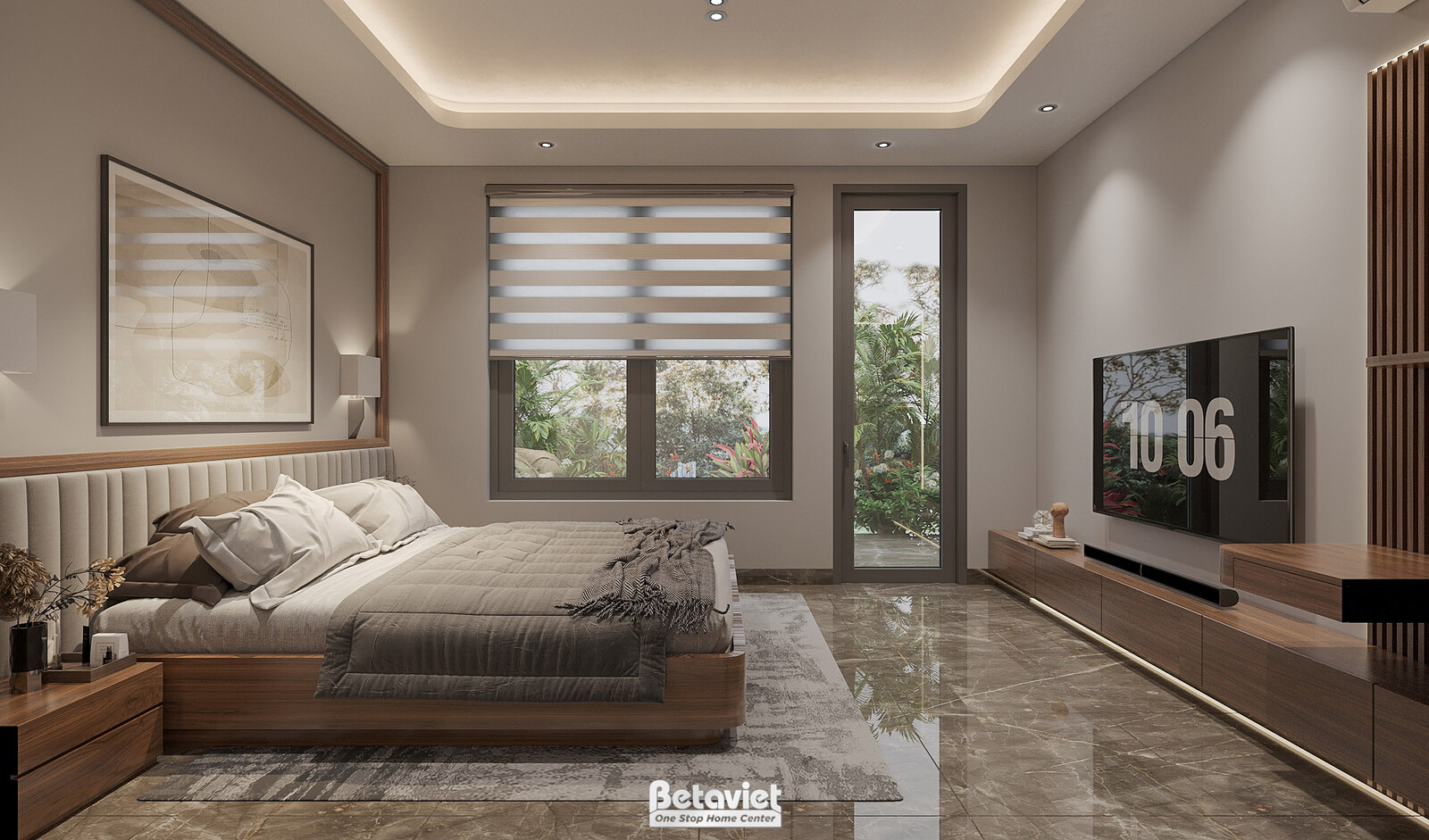 Nội thất phòng ngủ biệt thự hiện đại KT22193 – góc nhìn 22
