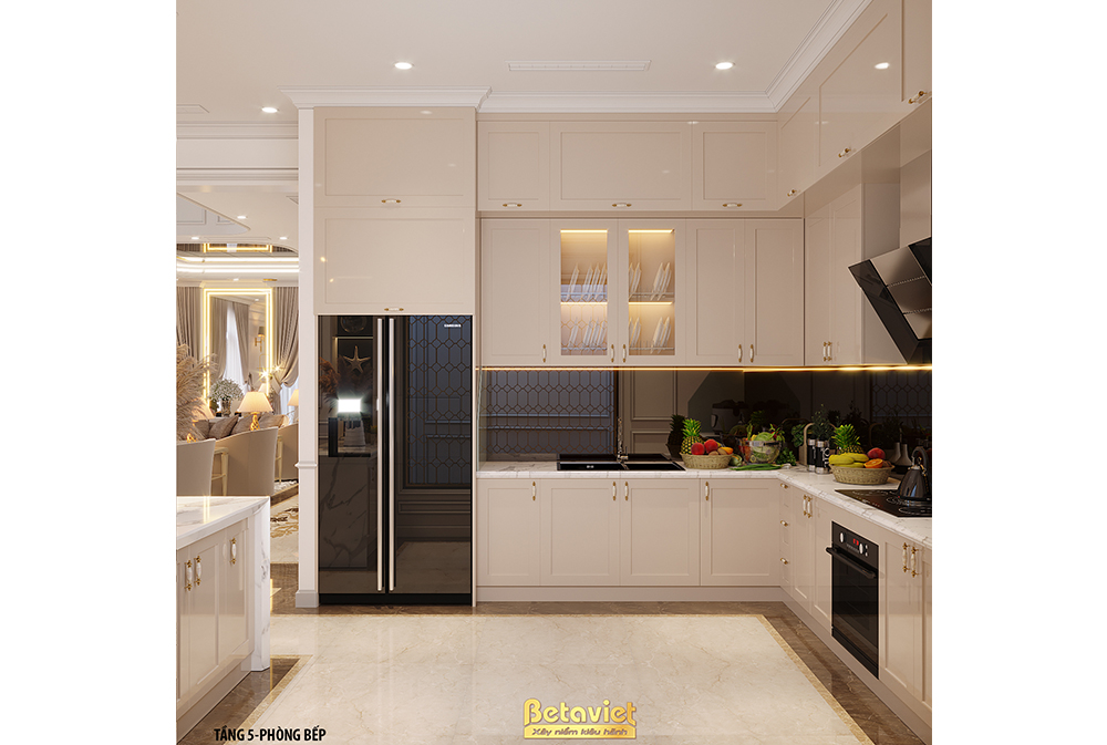 Nội thất phòng bếp biệt thự Art Deco tại Thanh Hóa NT21194A