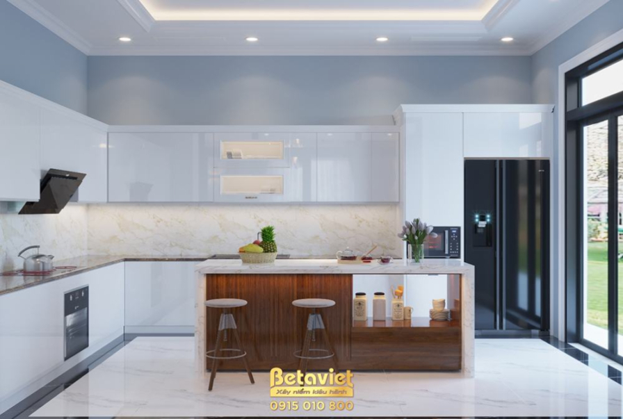 Nội thất phòng bếp biệt thự chistopher NT20076 – góc nhìn 2
