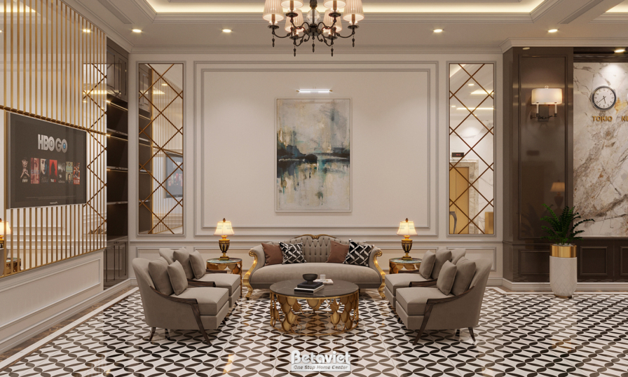 Thiết kế nội thất biệt thự phong cách Art Deco tại Lạng Sơn NT22222