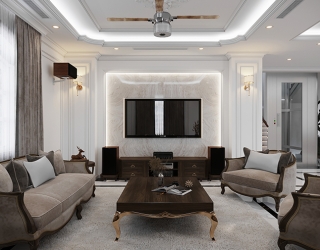 Mẫu thiết kế nội thất biệt thự Art Deco tại Hải Dương NT23323