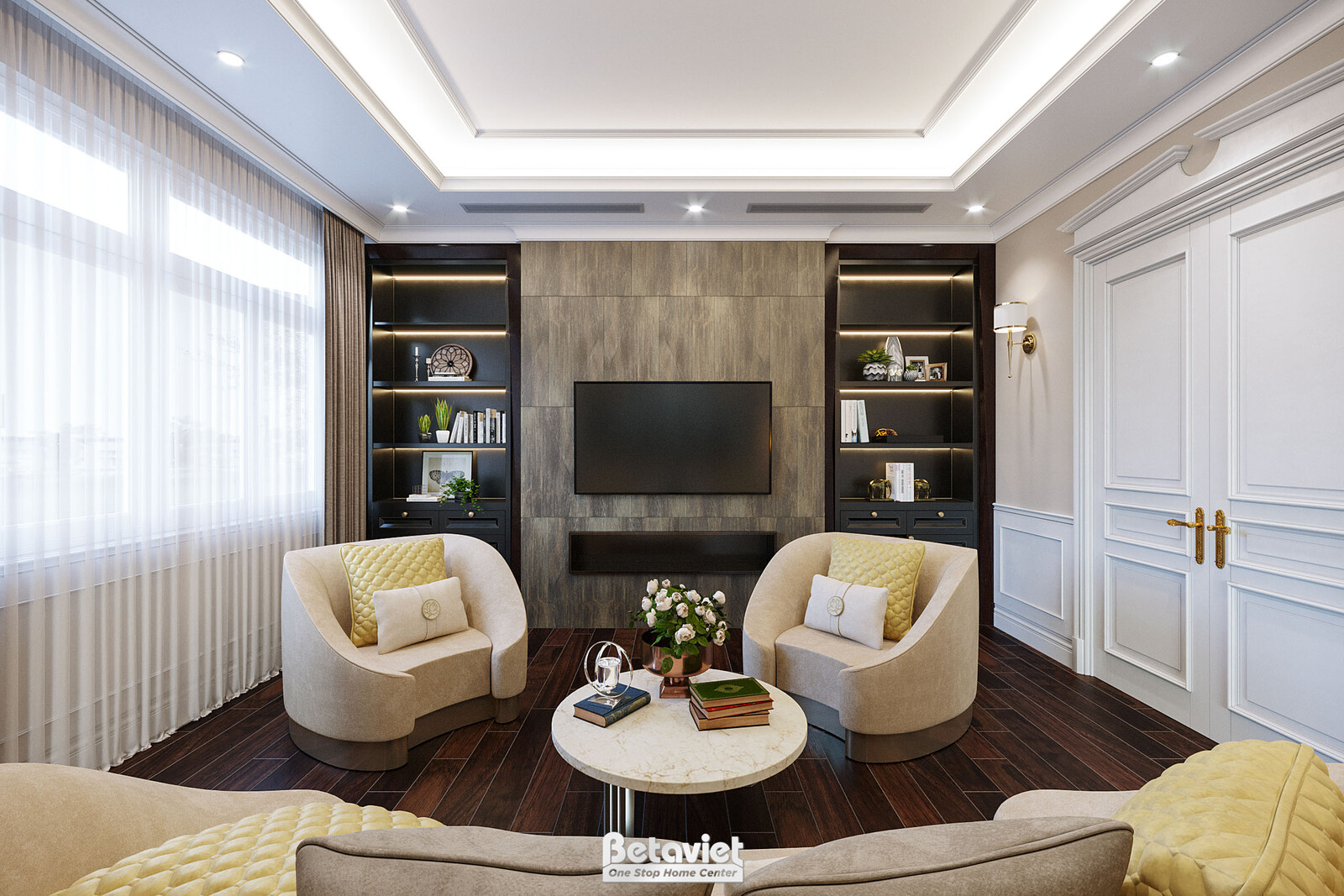 Nội thất phòng ngủ biệt thự chistopher NT20063 – góc nhìn 13