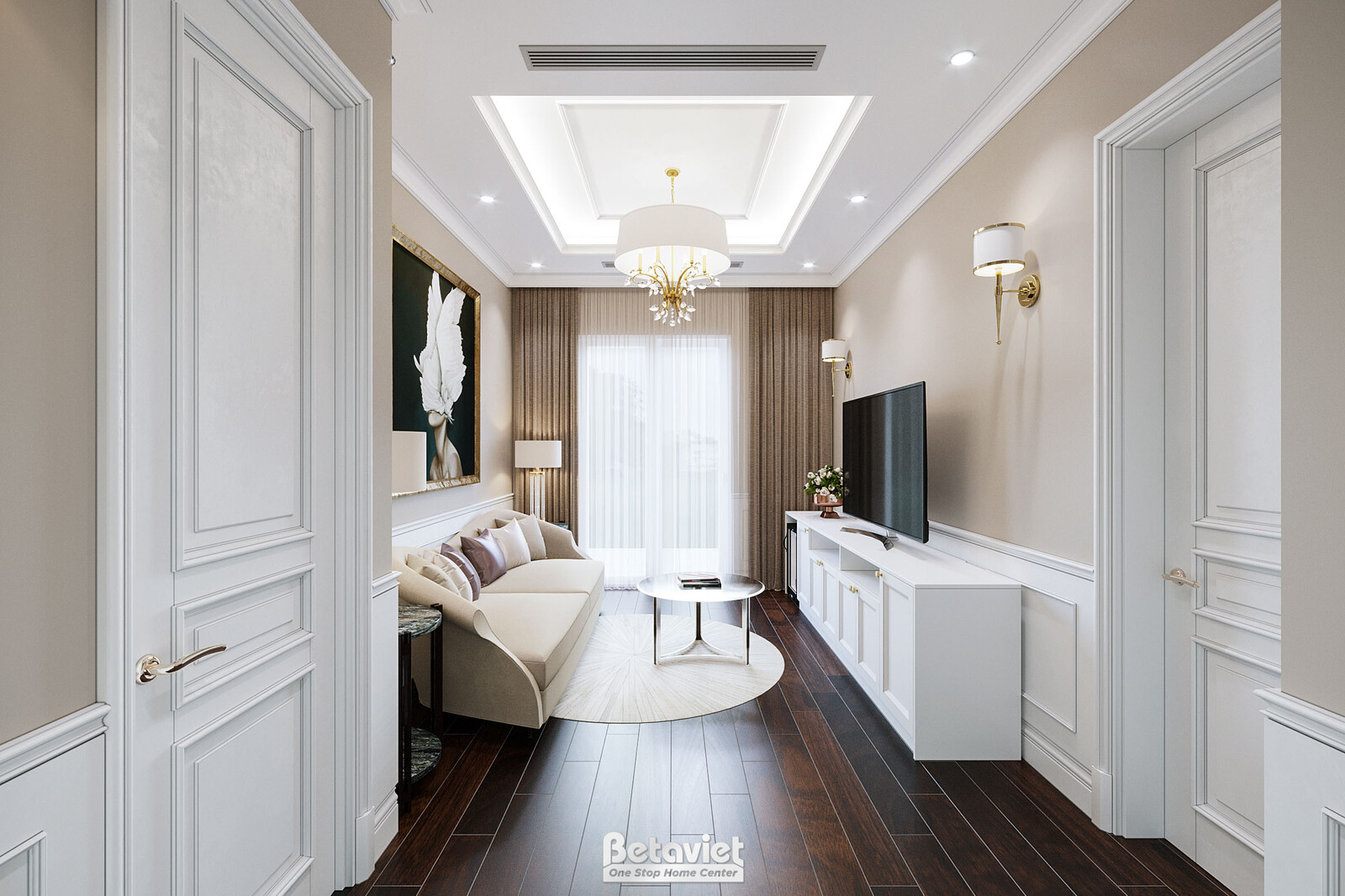 Nội thất phòng ngủ biệt thự chistopher NT20063 – góc nhìn 25