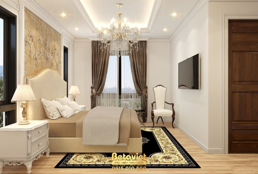 Nội thất phòng ngủ biệt thự chistopher NT20076 – góc nhìn 8