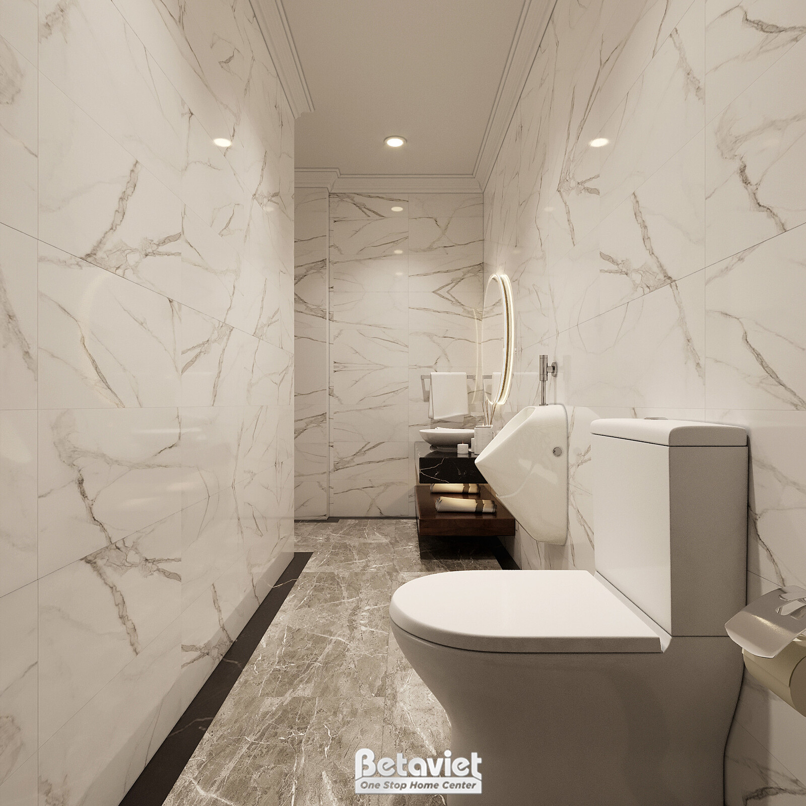 Nội thất phòng tắm biệt thự Art Deco KT2009029 – góc nhìn 7