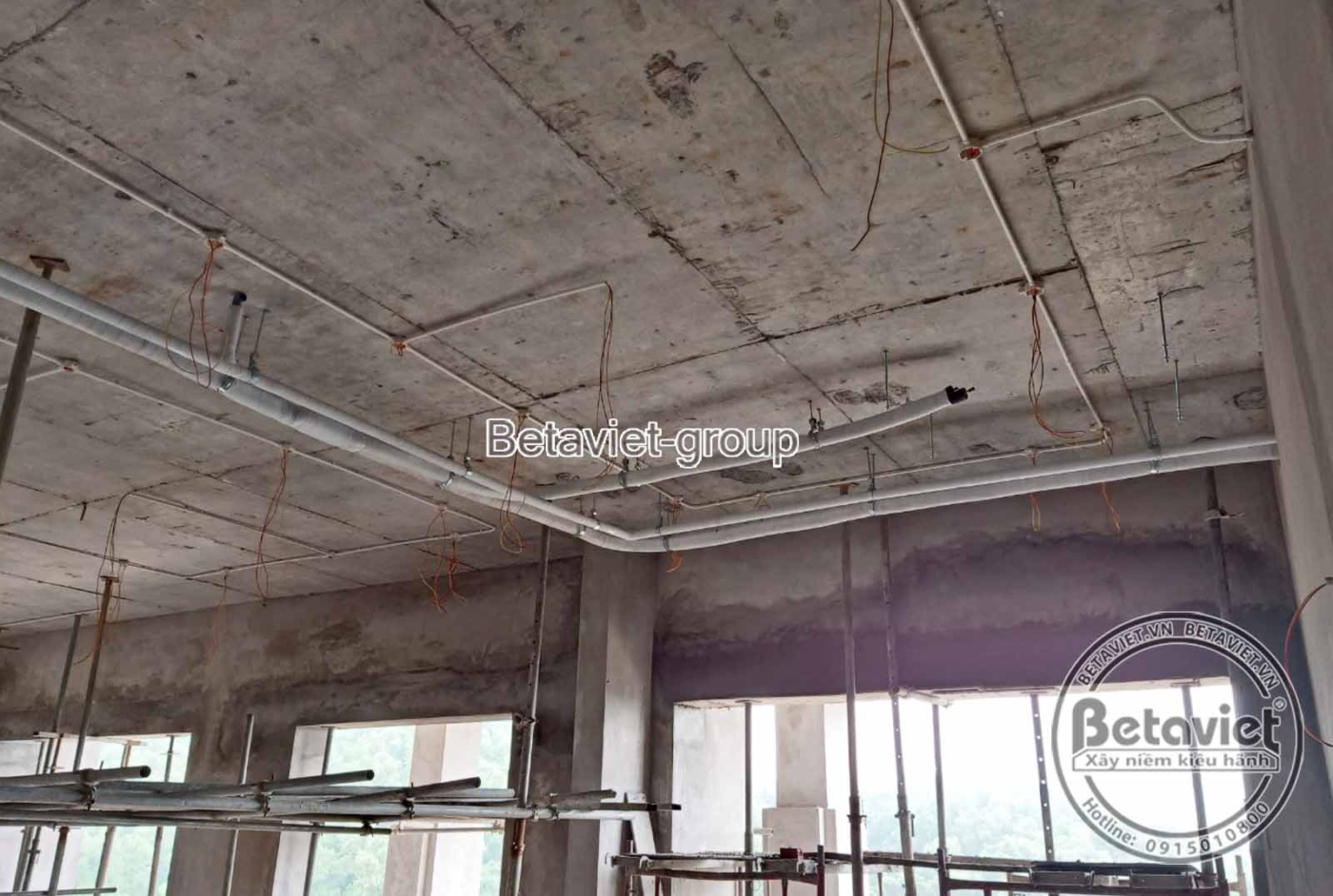 Thi công biệt thự TC19096, giai đoạn thi công phần thô – mặt ngoài công trình (2)