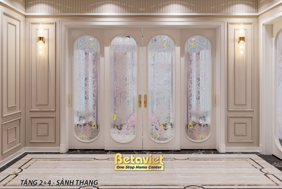 Nội thất đại sảnh biệt thự hiện đại NT21194E – góc nhìn 7