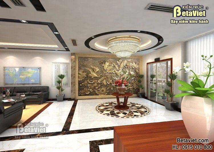 Thiết kế đại sảnh văn phòng hiện đại NT14412