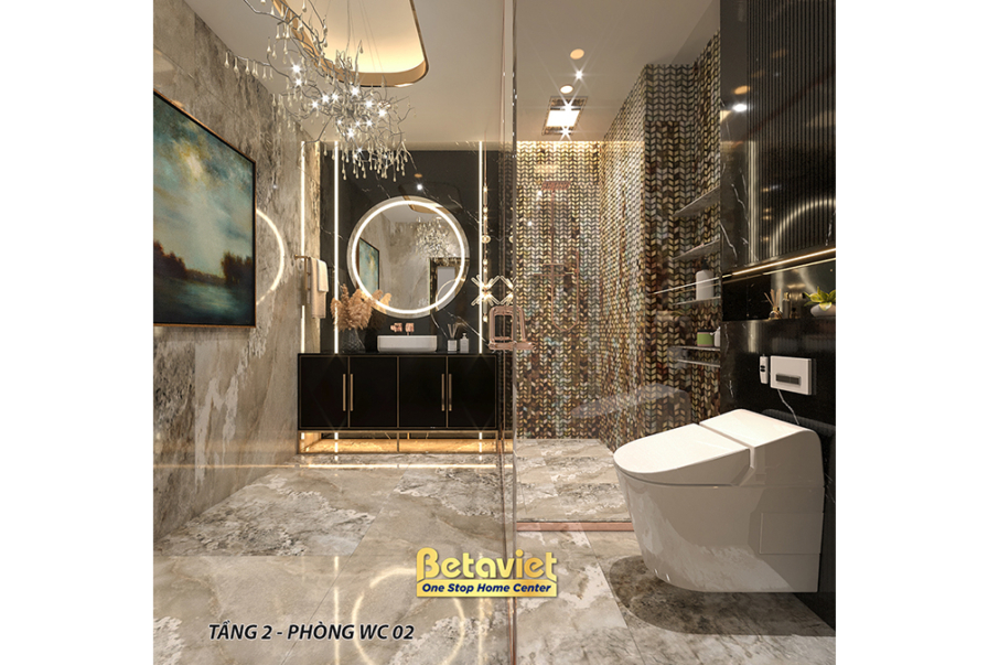Nội thất phòng tắm biệt thự hiện đại NT21194E – góc nhìn 10
