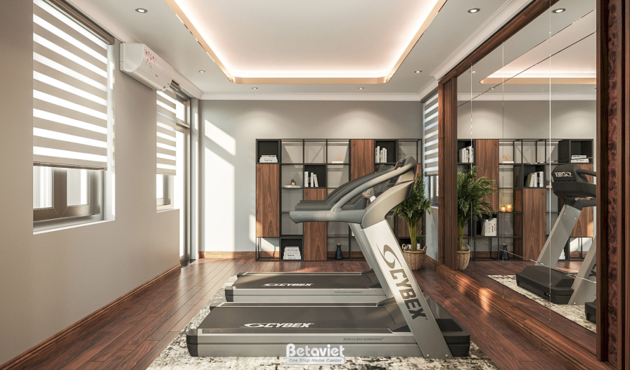 Thiết kế phòng tập gym biệt thự hiện đại NT22074