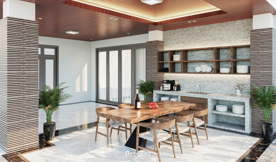 Thiết kế sân chơi biệt thự hiện đại NT22074