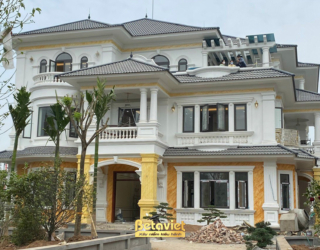 Thi công xây dựng mẫu biệt thự 3 tầng mái Nhật đẹp – TC20182