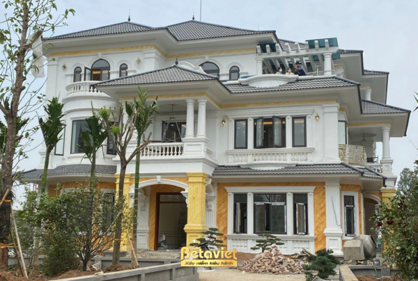 Thi công xây dựng mẫu biệt thự 3 tầng mái Nhật đẹp – TC20182