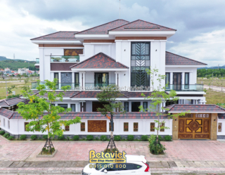 Thi công xây dựng biệt thự hiện đại lô góc tại Quảng Ninh – TC20001