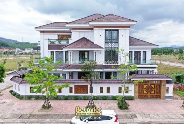 Thi công xây dựng biệt thự hiện đại lô góc tại Quảng Ninh – TC20001