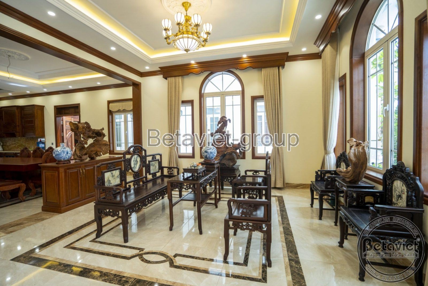 Thi công biệt thự TC18080, giai đoạn hoàn thành – mặt ngoài công trình (6)