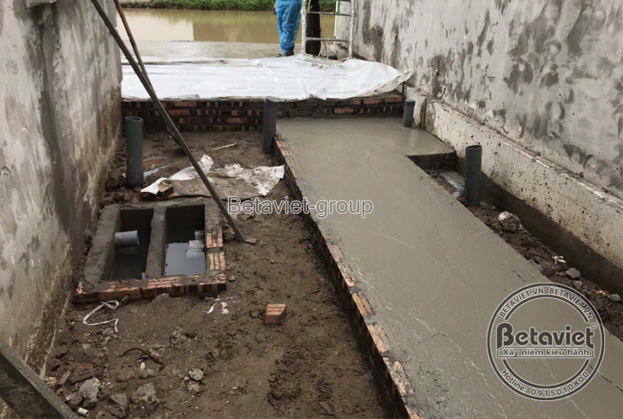 Thi công biệt thự TC20168, giai đoạn thi công phần thô – kết cấu phần thô (5)