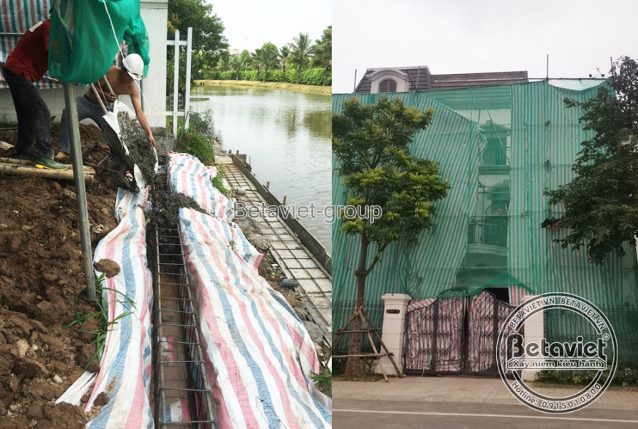 Thi công biệt thự TC20168, giai đoạn thi công phần thô – kết cấu phần thô (6)