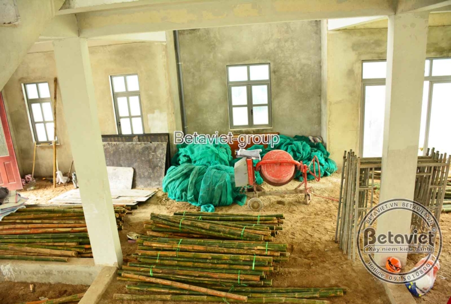 Thi công biệt thự TC20168, giai đoạn thi công phần thô – kết cấu phần thô (2)