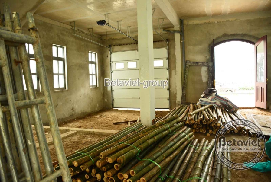Thi công biệt thự TC20168, giai đoạn thi công phần thô – kết cấu phần thô