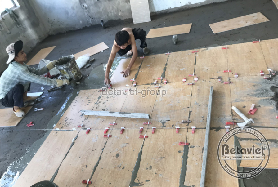 Thi công biệt thự TC20168, giai đoạn thi công phần thô – chi tiết hoàn thiện (6)