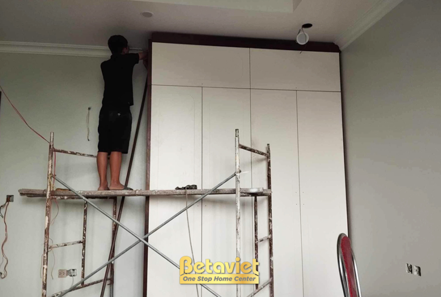 Thi công biệt thự 2 tầng địa trung hải TC21109a, giai đoạn lắp đặt hoàn thiện – ảnh thi công thực tế (6)