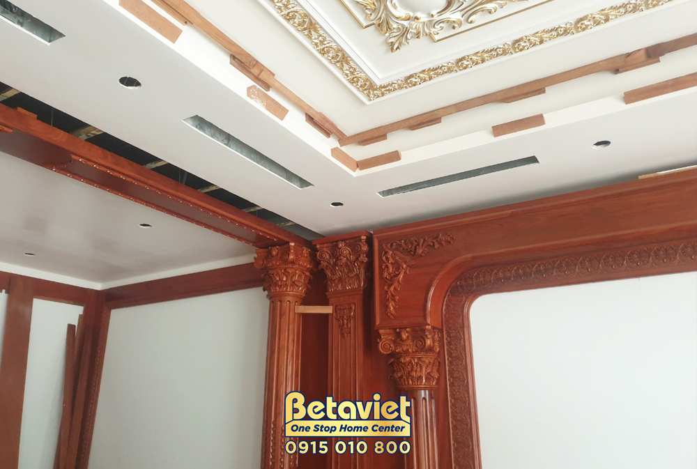 Phần thô Quá trình thi công nhà biệt thự cổ điển 7 tầng 1340m2 tại Thanh Hóa – TC20018
