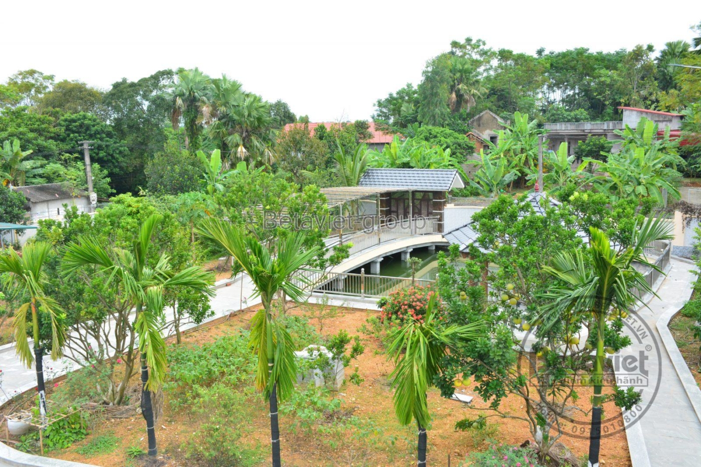 Thi công biệt thự TC16082, giai đoạn hoàn thành – sân vườn