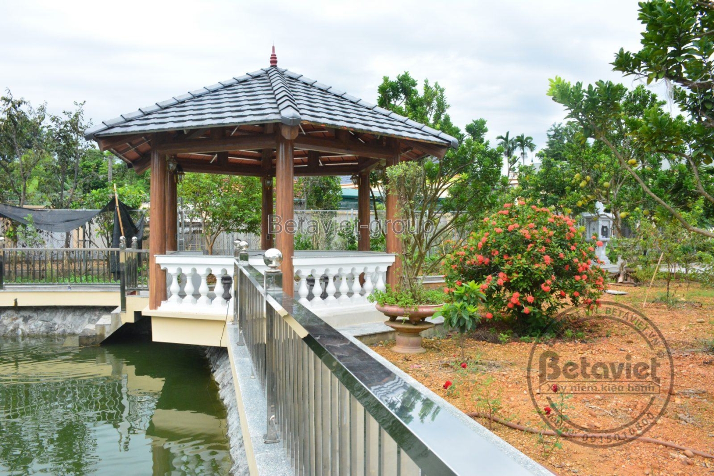 Thi công biệt thự TC16082, giai đoạn hoàn thành – sân vườn (2)