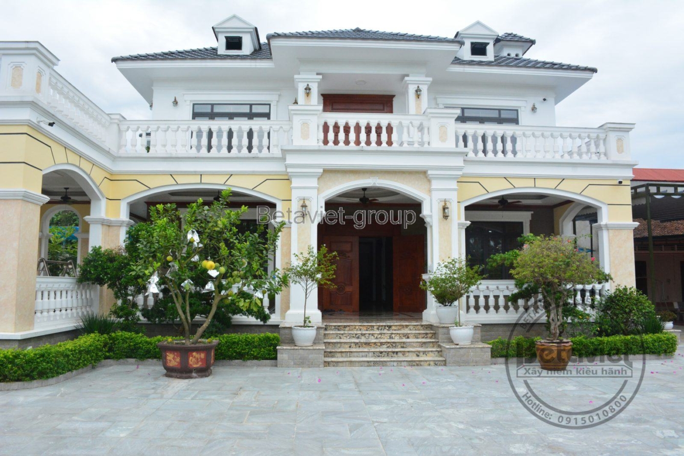 Thi công biệt thự TC16082 – ảnh thực tế công trình
