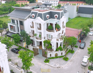 Tiến độ thi công biệt thự trọn gói 3 tầng tân cổ điển 394m2 tại Hà Nội – TC20110