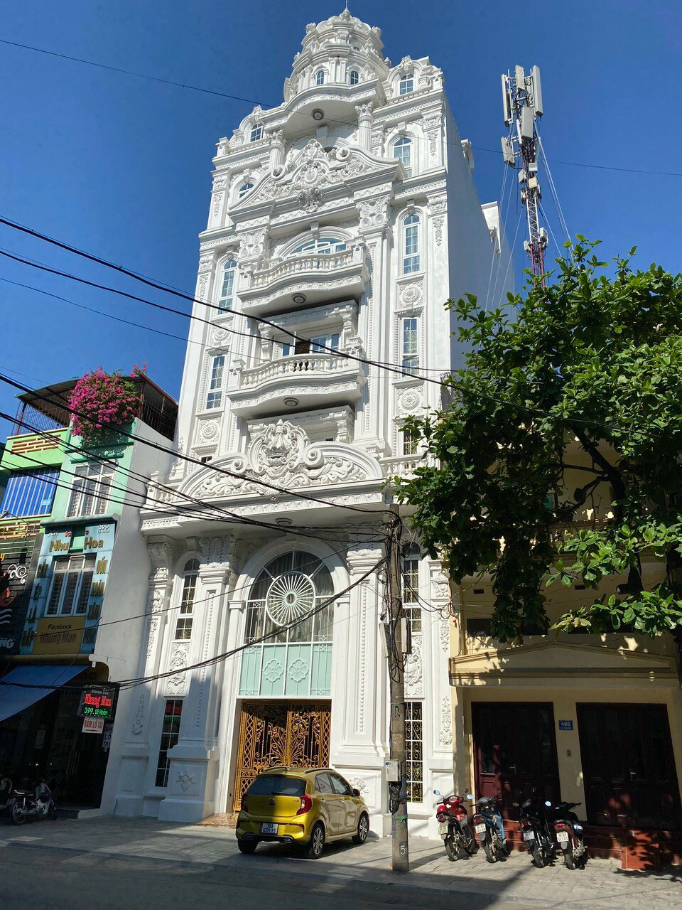 Phần thô Quá trình thi công nhà biệt thự cổ điển 7 tầng 1340m2 tại Thanh Hóa – TC20018