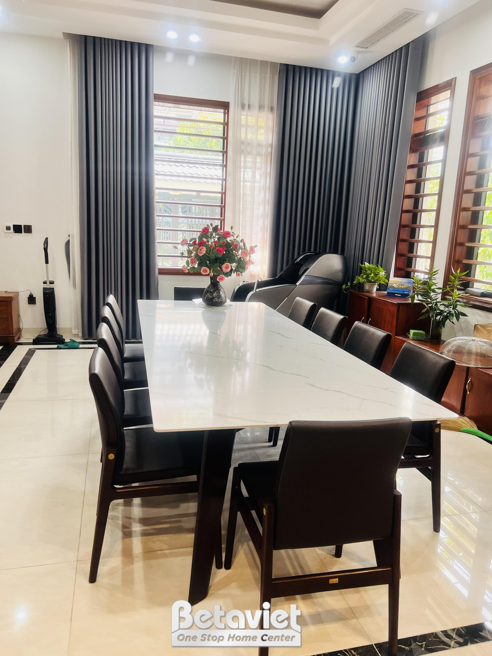 Thi công biệt thự 3 tầng hiện đại TC21143, giai đoạn hoàn thành – phòng bếp và phòng ăn