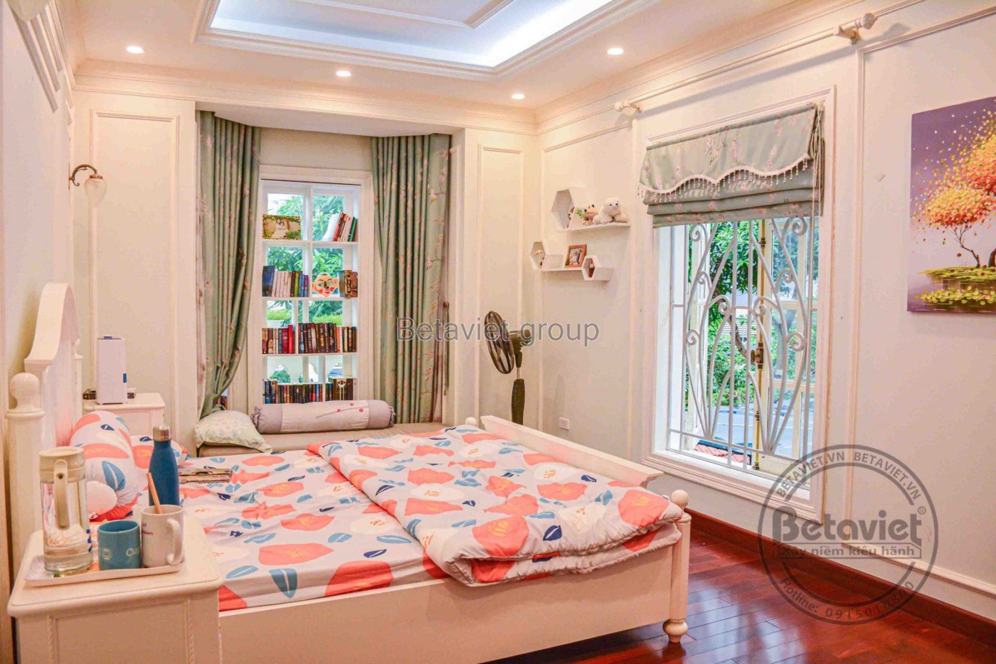 Thi công biệt thự 3 tầng TC16117, giai đoạn hoàn thành – phòng ngủ (5)