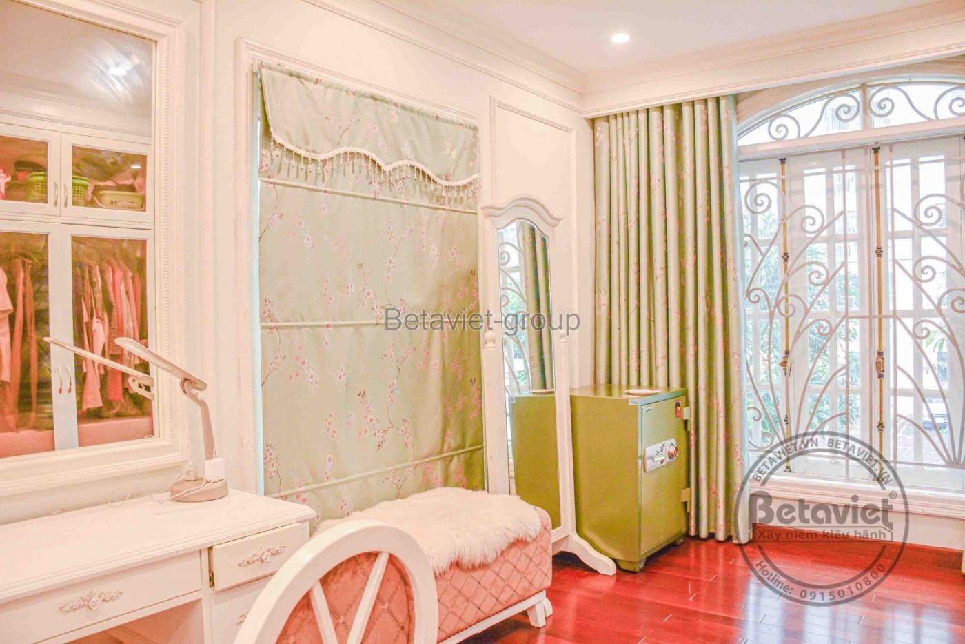 Thi công biệt thự 3 tầng TC16117, giai đoạn hoàn thành – phòng ngủ (3)