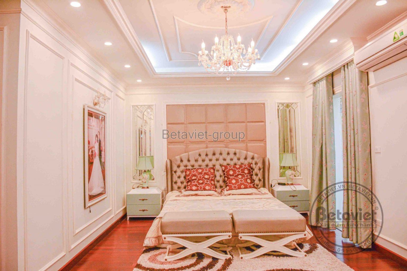 Thi công biệt thự 3 tầng TC16117, giai đoạn hoàn thành – phòng ngủ (2)