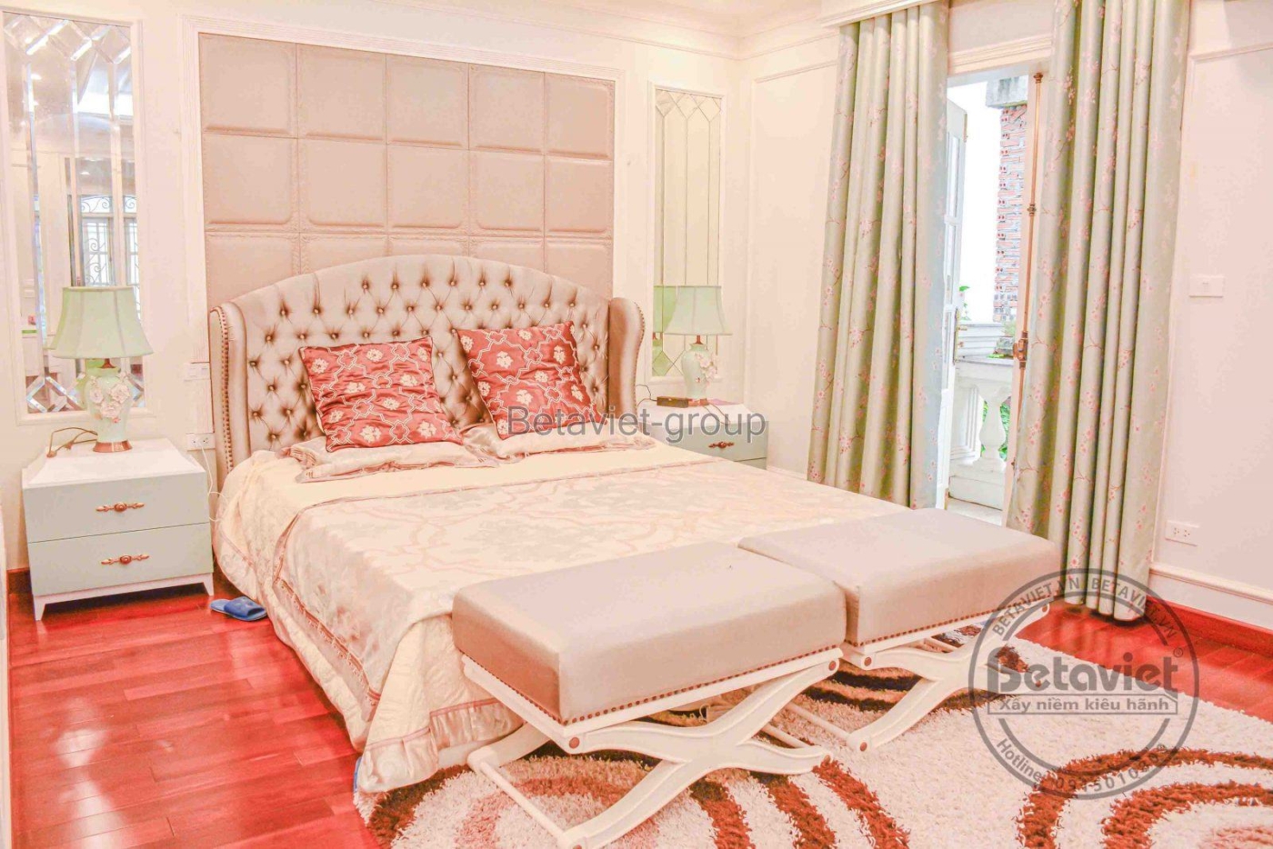Thi công biệt thự 3 tầng TC16117, giai đoạn hoàn thành – phòng ngủ (4)