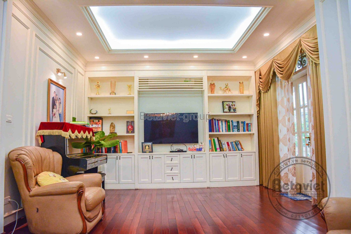 Thi công biệt thự 3 tầng TC16117, giai đoạn hoàn thành – phòng sinh hoạt chung (4)
