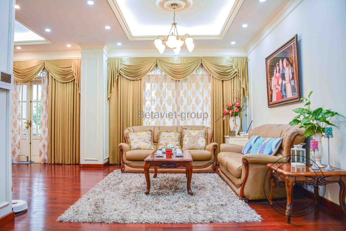 Thi công biệt thự 3 tầng TC16117, giai đoạn hoàn thành – phòng sinh hoạt chung (2)