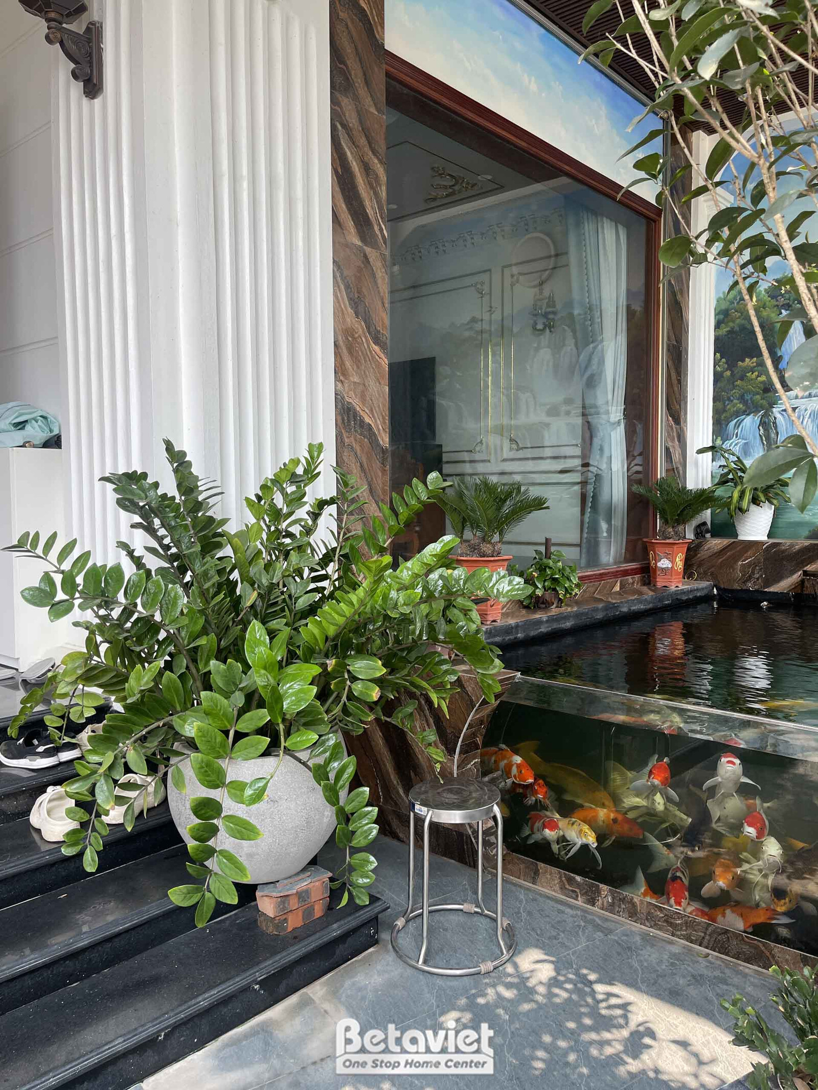 Thi công biệt thự 3 tầng TC22261, giai đoạn hoàn thành – sân vườn