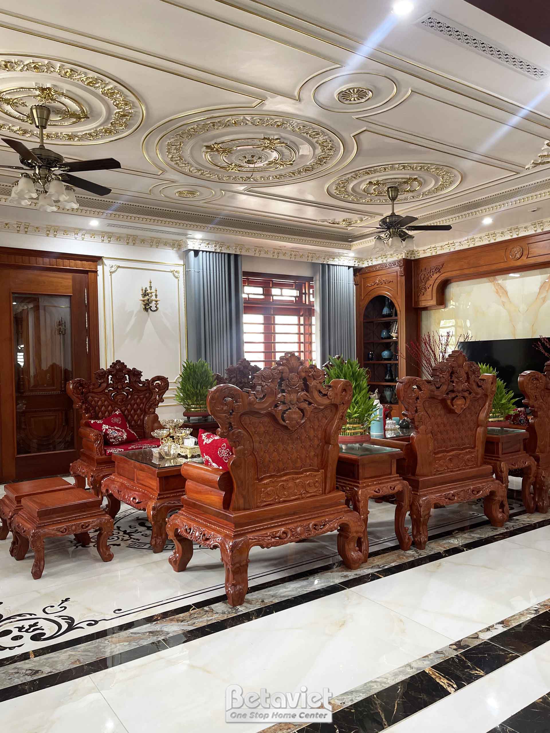 Phần thô Thiết kế thi công xây dựng trọn gói biệt thự 3 tầng tại Hưng Yên – TC22261