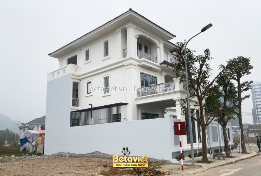 Thi công biệt thự TC21027, giai đoạn hoàn thành – mặt ngoài công trình (3)