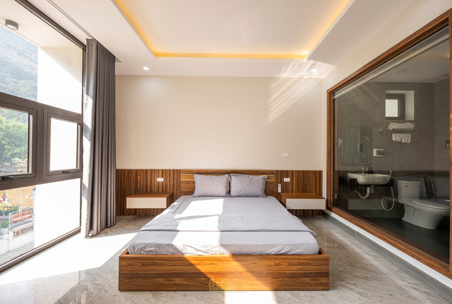 Thi công biệt thự TC22165, giai đoạn hoàn thành – phòng ngủ